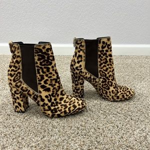 Leopard print Sam Edelman booties
